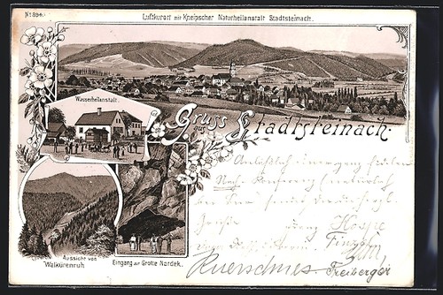 Lithographie stadtsteinach - lithographie,