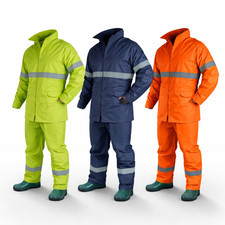 Regenanzug Warnschutz