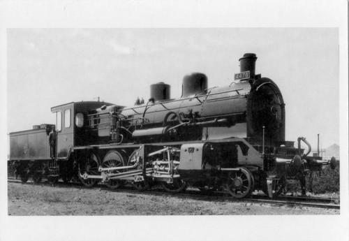 Dampflokomotive nr 4476 - 1-4-0,