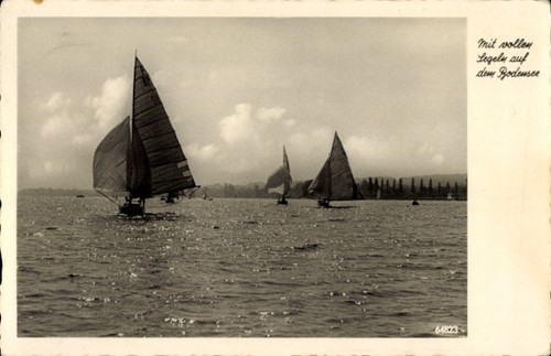 Segelboote auf dem - ak,