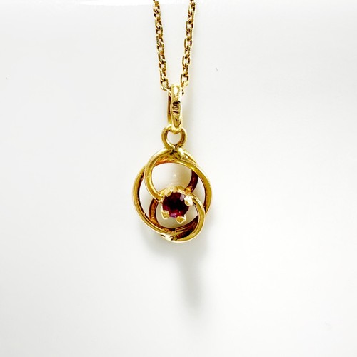 Vintage 18k gold und rubin - 18k,