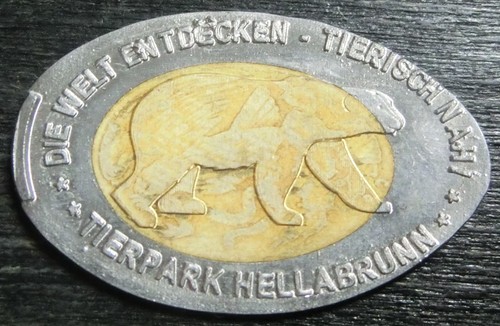 Elongated coin tierpark - elongated,