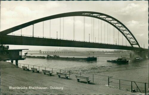 Ansichtskarte rheinbrücke - ansichtskarte,