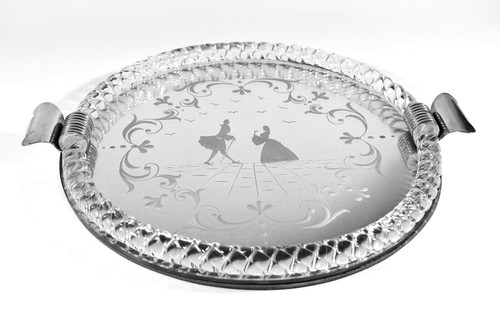 Fifties murano glas - murano, tablett