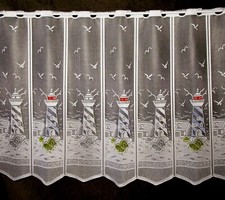 Leuchtturm Scheibengardine