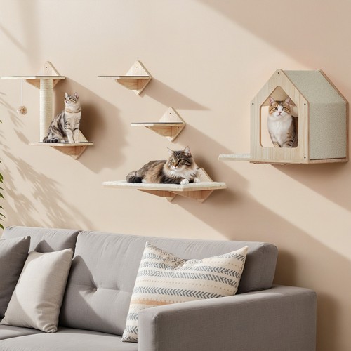Katzen kletterwand set - katzen,