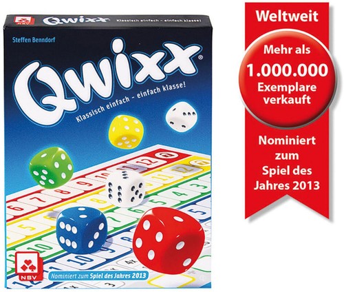 Qwixx nominiert zum spiel - nominiert, des