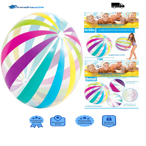 Aufblasbarer strandball cosoro - aufblasbarer,