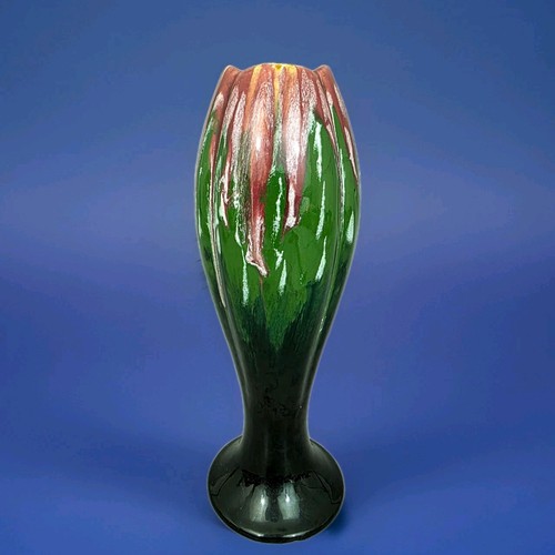 A1520 jugendstil keramik vase - keramik,