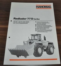 1985 hanomag radlader - radlader, 77d