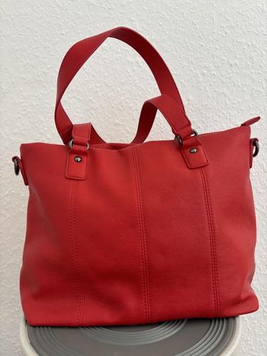 Lederhandtasche rot conti - rot,,