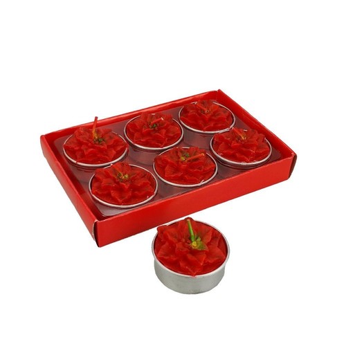 Teelicht set weihnachtsstern - teelicht,