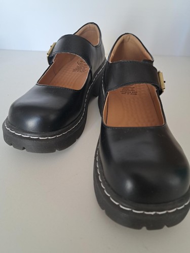 Damen plateau mary jane schuhe - mary,