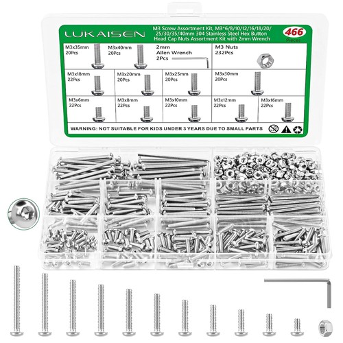 Schrauben set 466 - set, stk
