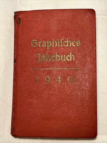 Graphisches jahrbuch 1940 - jahrbuch, in