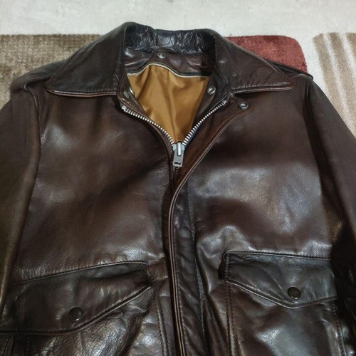 Schott leather flight jacket - schott,