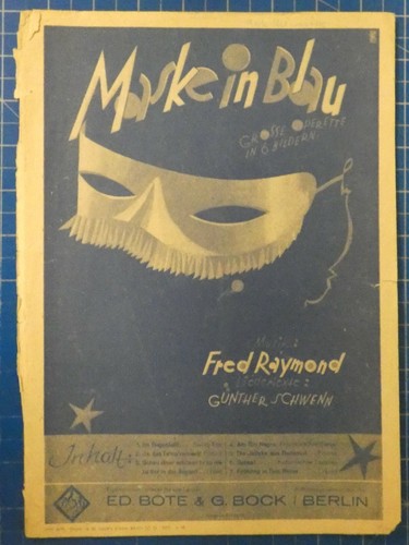 Fred raymond maske - raymond, blau