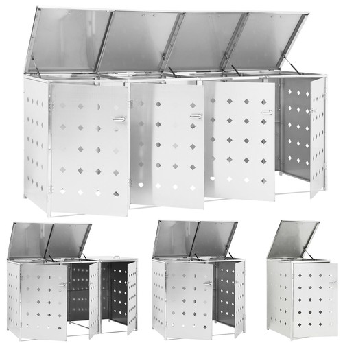 Mülltonnenbox edelstahl - mülltonnenbox,