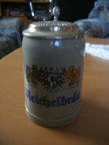 Bierkrug reichelbräu kulmbach - bierkrug,