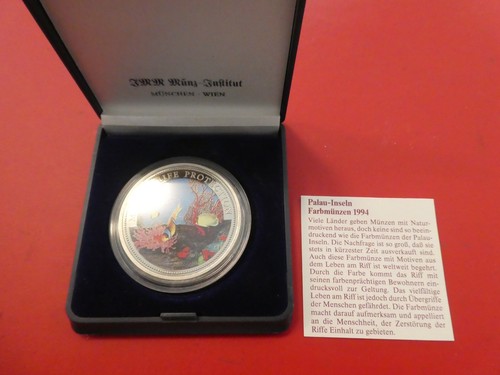 Palau dollar farbmünze - palau,, 1