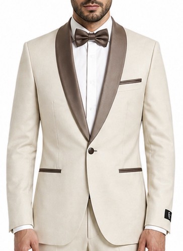 Exklusiver herrenanzug beige - herrenanzug,