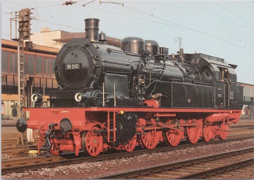 Postkarte dampf tender - dampf,