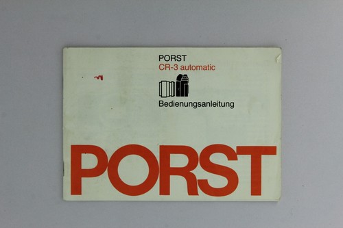 Bedienungsanleitung manual