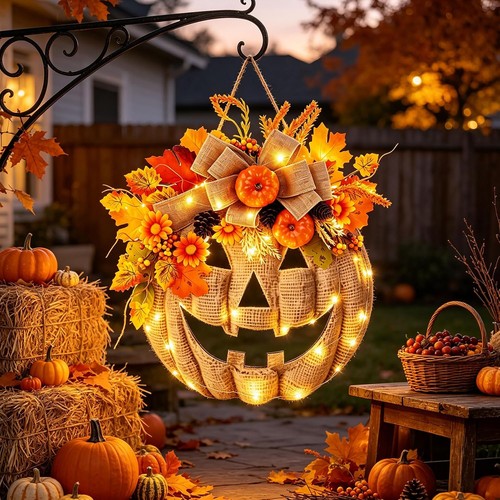 Türkranz herbst led licht - herbst,