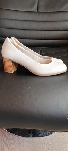 Damen echt leder - leder, weiß