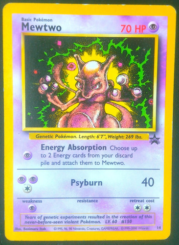 Pokemon karte mewtwo psyburn - karte,