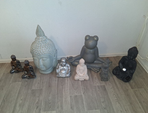 Buddha dekofiguren set - buddha,