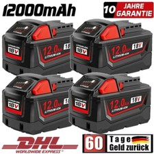 12ah akku für milwaukee - 4x,