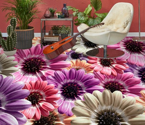 Verträumt blumen q3821 - 3d,