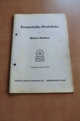 Ersatzteilliste fichtel sachs - ersatzteilliste,