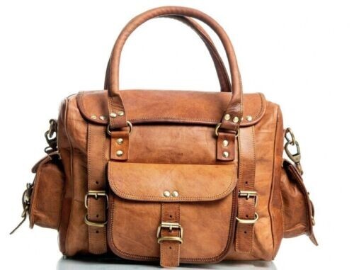 Kleine leder seesack - kleine,