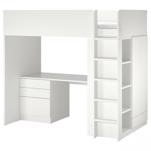 Hochbett 90x200 weiß - ,, ikea
