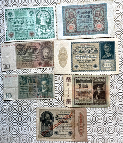 Deutsches reich reichsbanknote - reich,