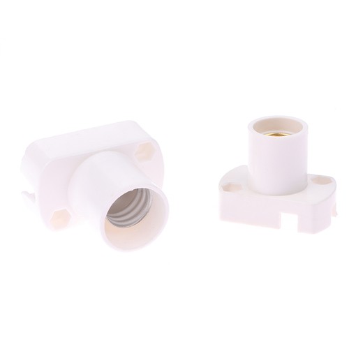 White mini screw lamp - lamp, base
