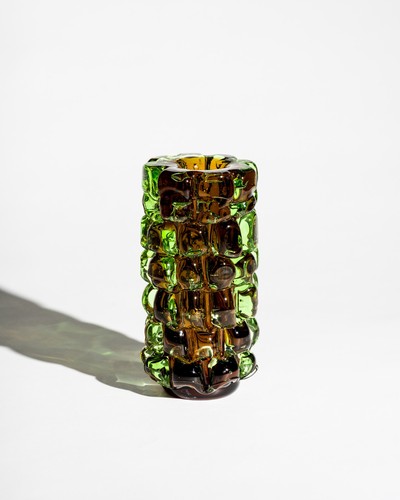 Skrdlovice ananas toffee vase - skrdlovice,