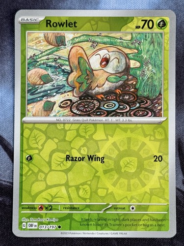 Rowlet bauz 013 197 - rowlet,