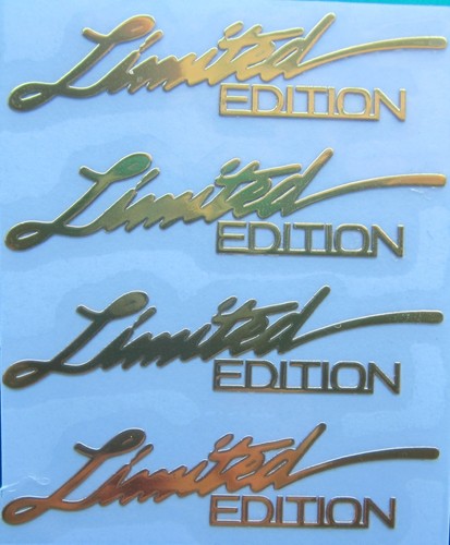 Limited edition aufkleber - 4x,