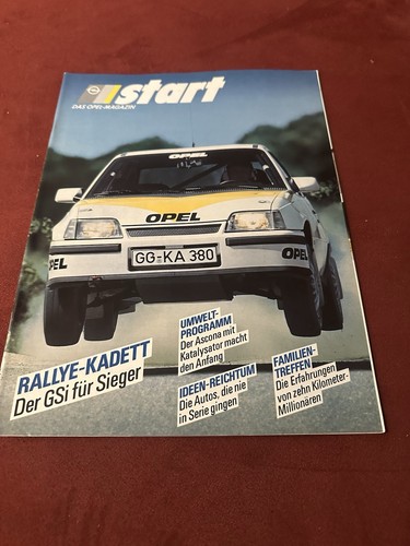 Start opel magazin 1984 - start, 4/1984