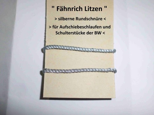 Paar fähnrich litzen - ",