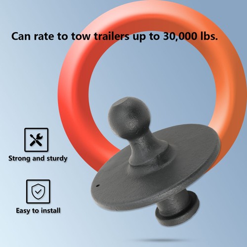 Gooseneck ball adapter - gooseneck, –