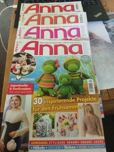 Anna handarbeitshefte paket - 4x,