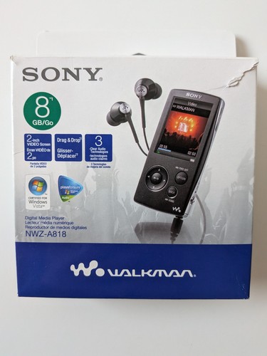 Sony walkman nwz a818 - walkman, nwz-a818