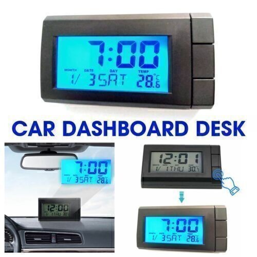 Auto mini uhr thermometer led - thermometer,