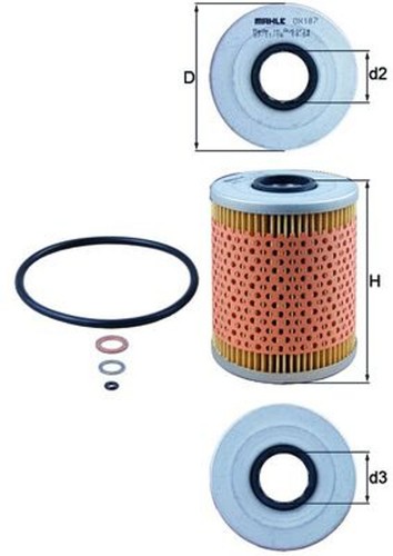 ölfilter mahle 187d - ox,