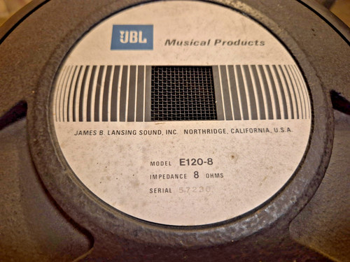 Jbl e120 vintage speaker - vintage,