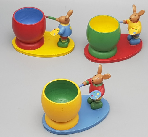 Ostern holz eierbecher mit - ostern,